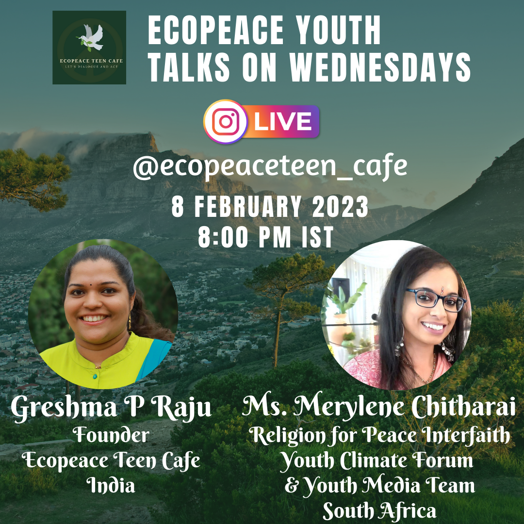 Ecopeace Ecopeace Youth Talks on Wednesdays – Ecopeace Teen Cafe