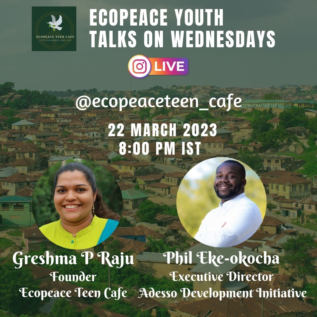 Ecopeace Ecopeace Youth Talks on Wednesdays – Ecopeace Teen Cafe
