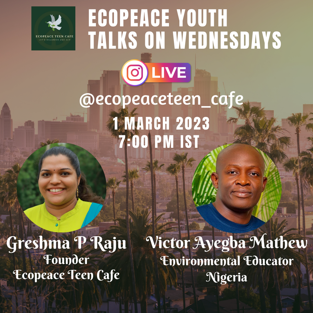 Ecopeace Ecopeace Youth Talks on Wednesdays – Ecopeace Teen Cafe